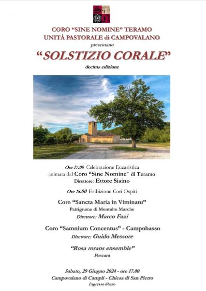 SOLSTIZIO CORALE - X ed.