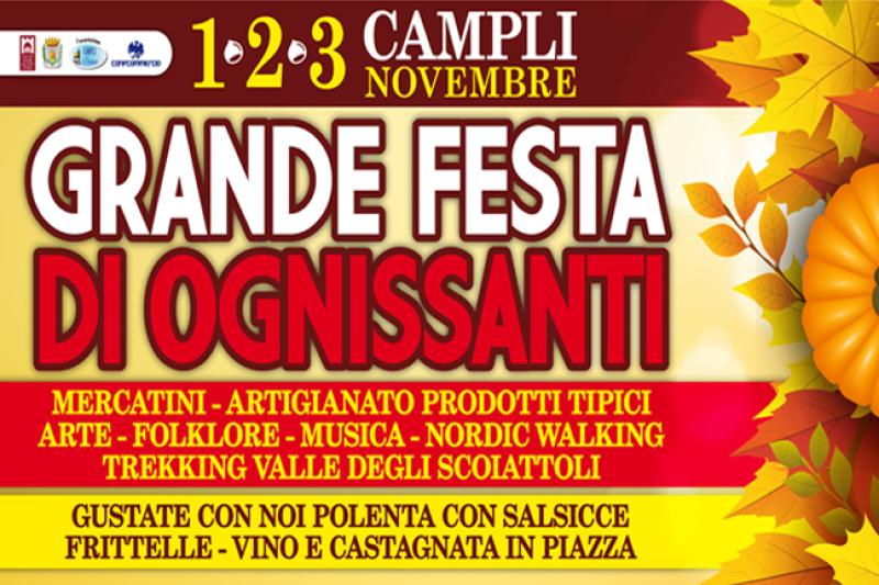 GRANDE FESTA DI OGNISSANTI  1-2-3 NOVEMBRE CAMPLI