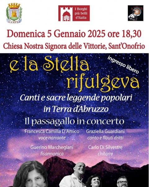 E LA STELLA RIFULGEVA - Concerto natalizio e canti della tradizione abruzzese